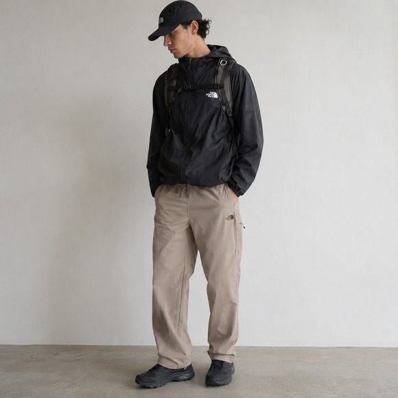 The North Face Other - The North Face Mens Cargo Hiking Pants L Khaki Nylon Belted Gorpcore Techwear